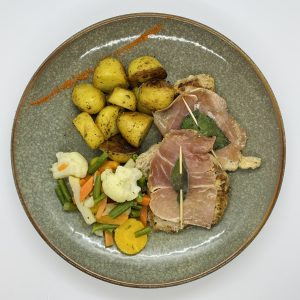 Saltimbocca de porc